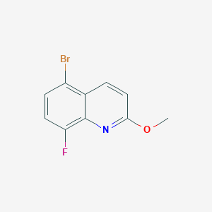 molecular formula C10H7BrFNO B8763621 5-Bromo-8-fluoro-2-methoxyquinoline CAS No. 1215767-72-8