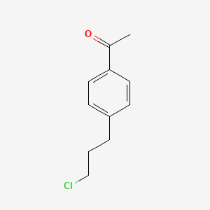 1-[4-(3-Chloropropyl)phenyl]ethanone