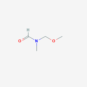 molecular formula C4H9NO2 B8763676 N-Methoxymethyl-N-methylformamide CAS No. 5129-79-3