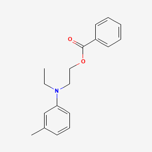 molecular formula C18H21NO2 B8763713 2-(N-Ethyl-m-toluidino)ethyl benzoate CAS No. 41284-39-3