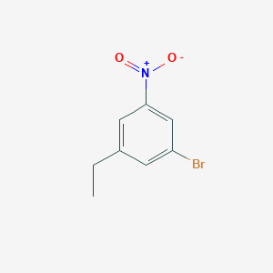 molecular formula C8H8BrNO2 B8763785 1-bromo-3-ethyl-5-nitroBenzene 