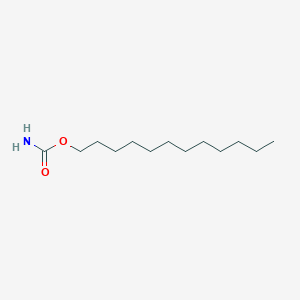 molecular formula C13H27NO2 B8763850 Dodecyl carbamate CAS No. 6320-52-1
