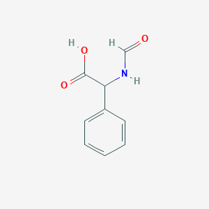 molecular formula C9H9NO3 B8763885 2-Formamido-2-phenylacetic acid 