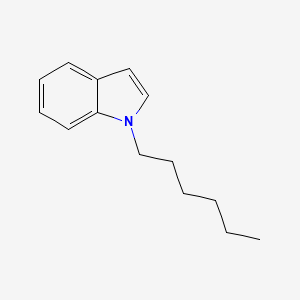 molecular formula C14H19N B8763899 1-Hexyl-1H-indole CAS No. 42951-62-2