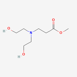 molecular formula C8H17NO4 B8763933 Methyl 3-(bis(2-hydroxyethyl)amino)propanoate 