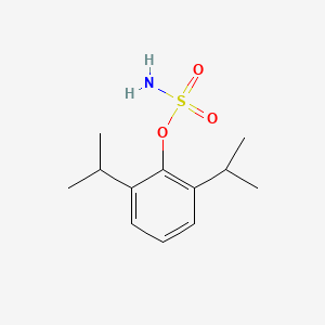 molecular formula C12H19NO3S B8763939 2,6-Di(propan-2-yl)phenyl sulfamate CAS No. 92050-02-7
