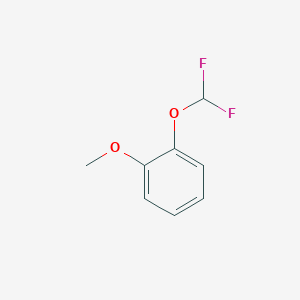 molecular formula C8H8F2O2 B8763942 1-(Difluoromethoxy)-2-methoxybenzene 