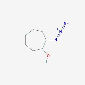molecular formula C7H13N3O B8764034 2-Azidocycloheptan-1-ol 