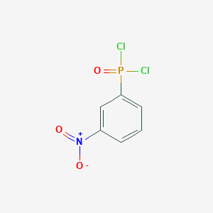 molecular formula C6H4Cl2NO3P B8764056 (3-Nitrophenyl)phosphonic dichloride CAS No. 34909-17-6