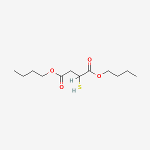 molecular formula C12H22O4S B8764110 Dibutyl 2-mercaptosuccinate CAS No. 7529-08-0