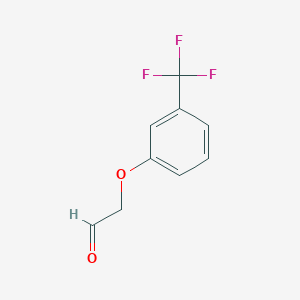 molecular formula C9H7F3O2 B8764151 (3-Trifluoromethyl-phenoxy)-acetaldehyde CAS No. 63212-89-5