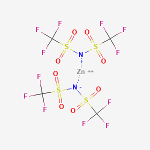 molecular formula C4F12N2O8S4Zn B8764154 Zinc bis(trifluoromethylsulfonyl)imide 