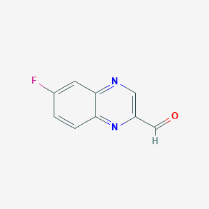 6-Fluoroquinoxaline-2-carbaldehyde
