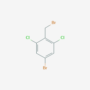 molecular formula C7H4Br2Cl2 B8764194 5-Bromo-2-(bromomethyl)-1,3-dichlorobenzene 