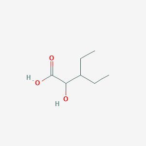 molecular formula C7H14O3 B8764299 3-ethyl-2-hydroxyPentanoic acid 