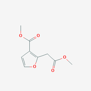 Methyl 2-(2-methoxy-2-oxoethyl)-3-furoate