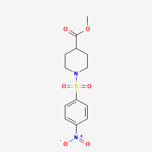 1-(4-Nitro-benzenesulfonyl)-piperidine-4-carboxylic acid methyl ester