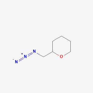 molecular formula C6H11N3O B8764461 2-(Azidomethyl)oxane CAS No. 181945-29-9