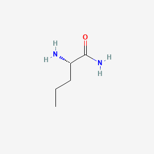 molecular formula C5H12N2O B8764503 (2S)-2-aminopentanamide 