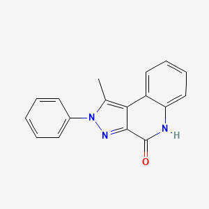 1-methyl-2-phenyl-2,5-dihydro-4H-pyrazolo[3,4-c]quinolin-4-one