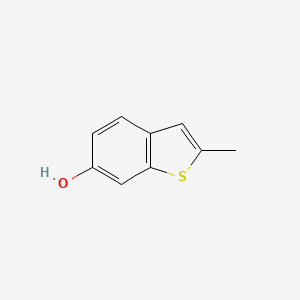 molecular formula C9H8OS B8764622 6-Hydroxy-2-methylbenzo[b]thiophene 