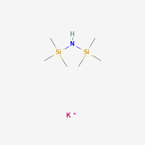 molecular formula C6H19KNSi2 B8764671 Silanamine, 1,1,1-trimethyl-N-(trimethylsilyl)-, potassium salt 