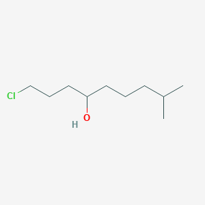 molecular formula C10H21ClO B8765008 1-Chloro-8-methyl-4-nonanol CAS No. 54131-61-2