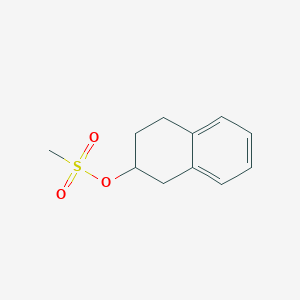 molecular formula C11H14O3S B8765066 1,2,3,4-Tetrahydronaphthalen-2-yl methanesulfonate 