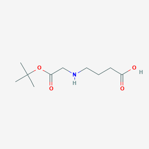 molecular formula C10H19NO4 B8765077 Butanoic acid, 4-[[(1,1-dimethylethoxy)carbonyl]methylamino]- 