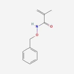 molecular formula C11H13NO2 B8765090 2-methyl-N-(phenylmethoxy)-2-propenamide CAS No. 60316-45-2