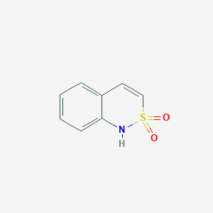 molecular formula C8H7NO2S B8765231 1H-Benzo[c][1,2]thiazine 2,2-dioxide 