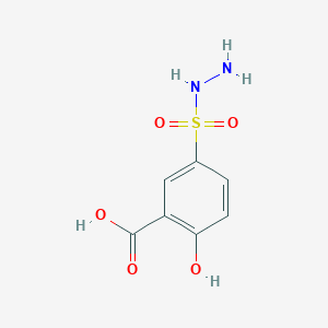 5-(Hydrazinosulfonyl)-2-hydroxybenzoic acid