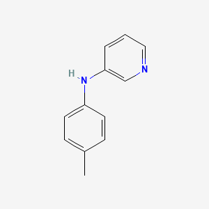 molecular formula C12H12N2 B8765266 Pyridine, 3-(4-tolylamino)- CAS No. 285991-95-9