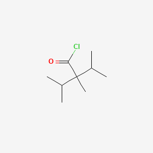 molecular formula C9H17ClO B8765267 2,3-Dimethyl-2-isopropylbutyryl chloride CAS No. 51115-81-2