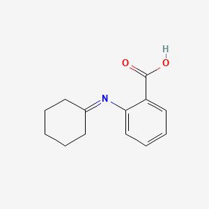2-(cyclohexylideneamino)benzoic Acid