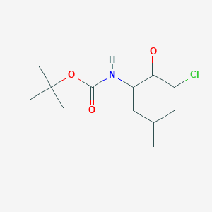 molecular formula C12H22ClNO3 B8765343 Boc-Leu-CMK 