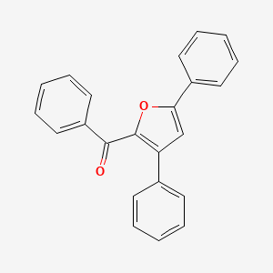 molecular formula C23H16O2 B8765365 2-Benzoyl-3,5-diphenylfuran CAS No. 57314-28-0