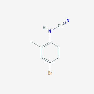 molecular formula C8H7BrN2 B8765376 (4-Bromo-2-methylphenyl)cyanamide CAS No. 921631-54-1