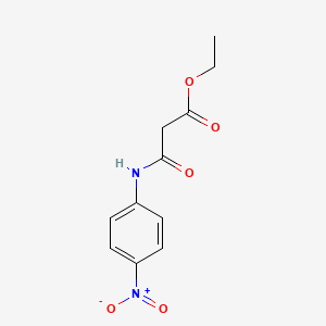molecular formula C11H12N2O5 B8765378 Ethyl 3-(4-nitroanilino)-3-oxopropanoate CAS No. 10390-08-6