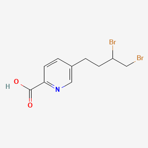 5-(3,4-Dibromobutyl)picolinic acid
