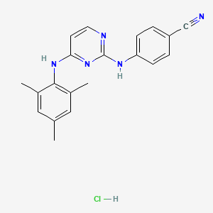molecular formula C20H20ClN5 B8765402 Dapivirine hydrochloride CAS No. 244768-47-6