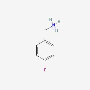 molecular formula C7H9FN+ B8765559 4-Fluorobenzylammonium 