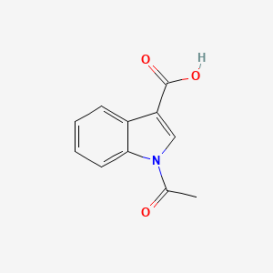 molecular formula C11H9NO3 B8765570 1-Acetyl-1H-indole-3-carboxylic acid 