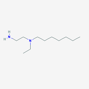 molecular formula C11H26N2 B8765689 N~1~-Ethyl-N~1~-heptylethane-1,2-diamine CAS No. 101526-61-8