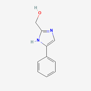 molecular formula C10H10N2O B8765692 (4-Phenyl-1H-imidazol-2-yl)methanol 