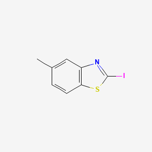 molecular formula C8H6INS B8765741 2-Iodo-5-methylbenzo[d]thiazole 