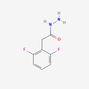 molecular formula C8H8F2N2O B8765752 2-(2,6-Difluorophenyl)acetohydrazide 