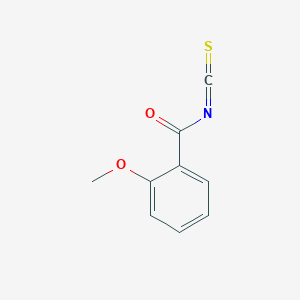 molecular formula C9H7NO2S B8765782 2-Methoxybenzoyl isothiocyanate CAS No. 122194-69-8