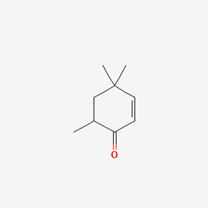 molecular formula C9H14O B8765803 4,4,6-Trimethylcyclohex-2-en-1-one CAS No. 13395-73-8