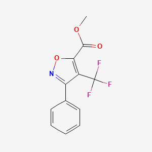 Methyl 3-phenyl-4-(trifluoromethyl)isoxazole-5-carboxylate